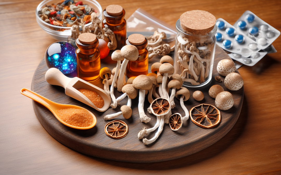 microdosage. Champignons de psilocybine séchés neurocybine